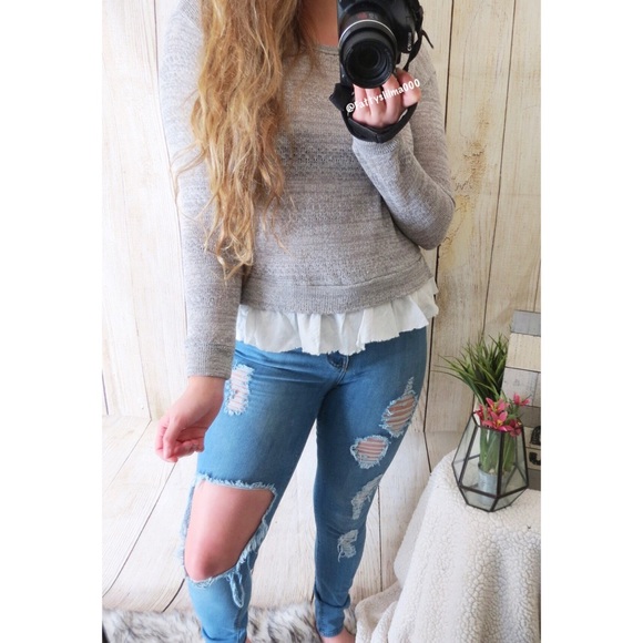 Anthropologie light weight knitted sweater 🌿 - Picture 2 of 8